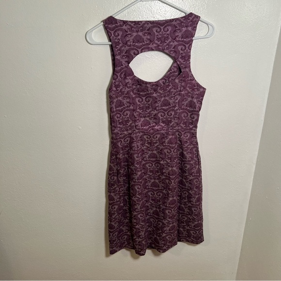 Jack. Sleeveless Dress Purple Sparkle Floral 4 - Picture 7 of 11